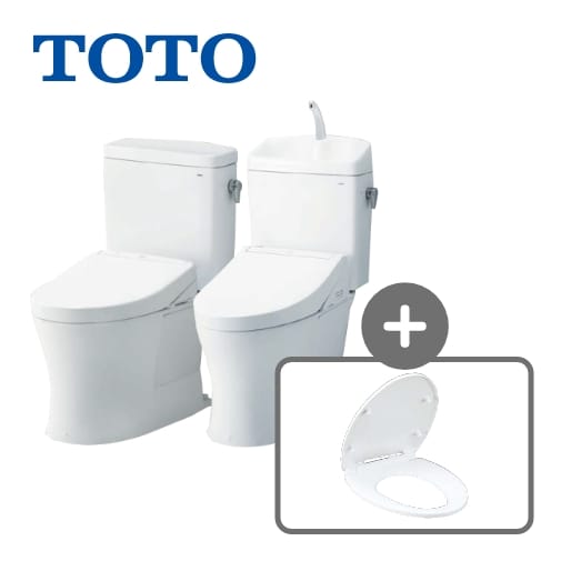ピュアレストQR＋普通便座セット工事費込みセット｜TOTOトイレ