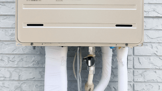 保温材は取り外してから新しく巻き直し