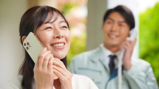 施工後も安心、最長10年無料保証付き